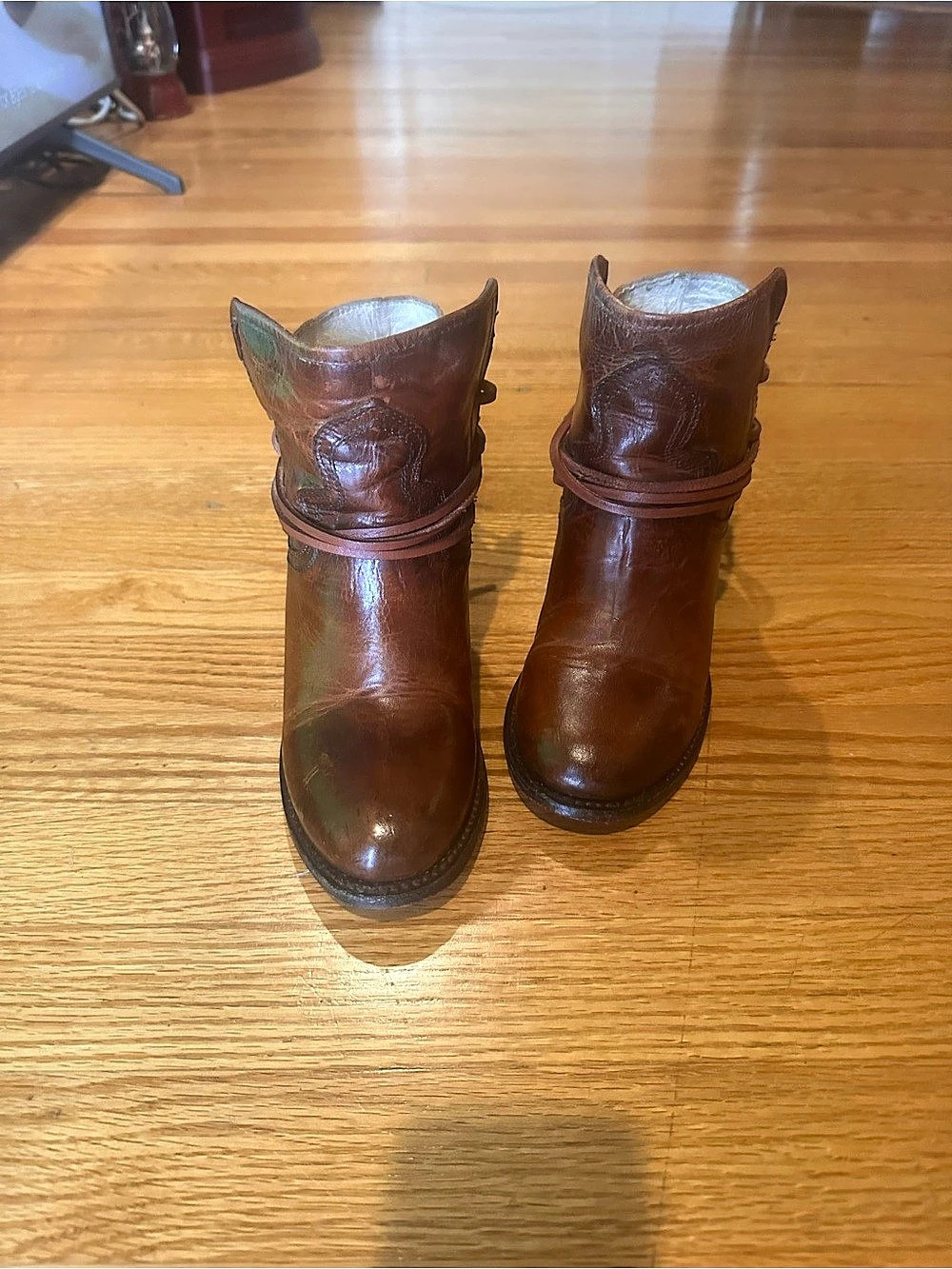 Frye Brown Ankle Boots